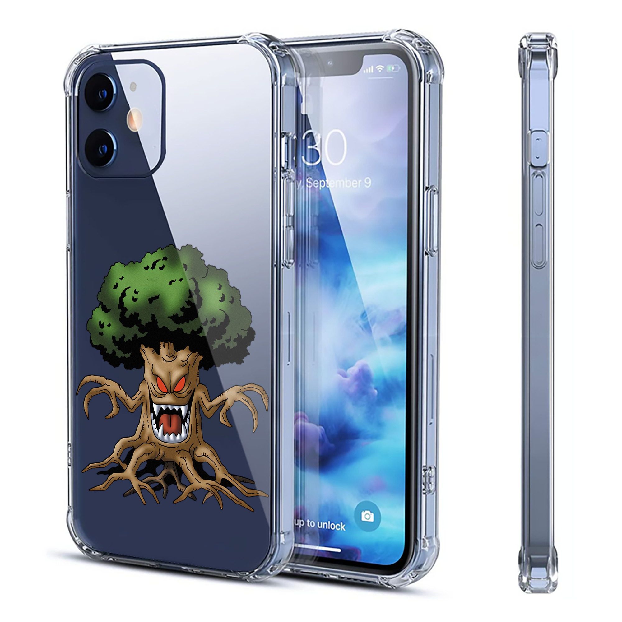 （画像用） ドラゴンクエスト Doragon Kuesuto Dragon Quest 【iPhone 12シリーズ対応】透明スマホケース（クリアソフトケース）